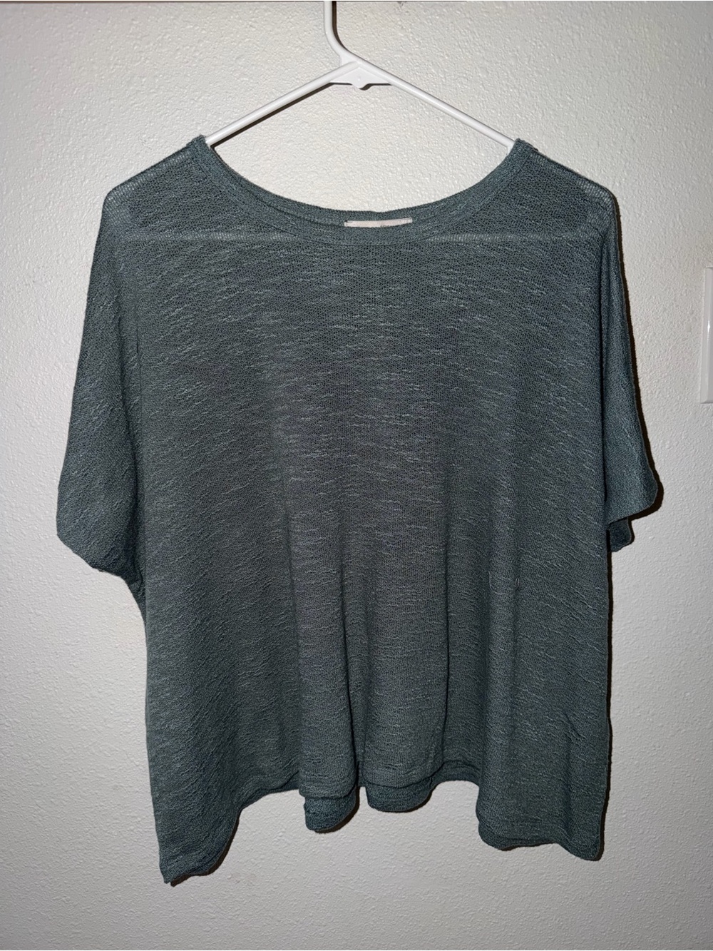 Zenana Outfitters Relaxed Knit Short-Sleeve Top NWOT